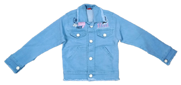 Girls Embroidered Denim Jacket
