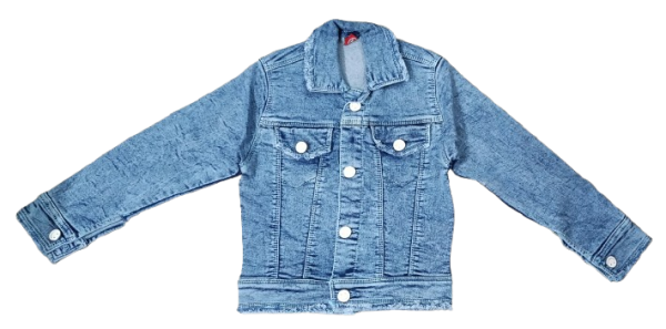 Girls Embroidered Denim Jacket