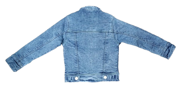 Girls Embroidered Denim Jacket - Image 2