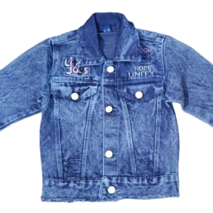 Girls Embroidered Denim Jacket