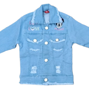 Girls Embroidered Denim Jacket
