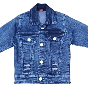 Girls Embroidered Denim Jacket