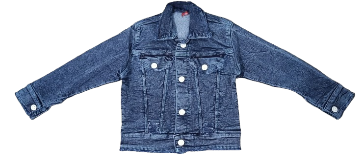 Girls Embroidered Denim Jacket